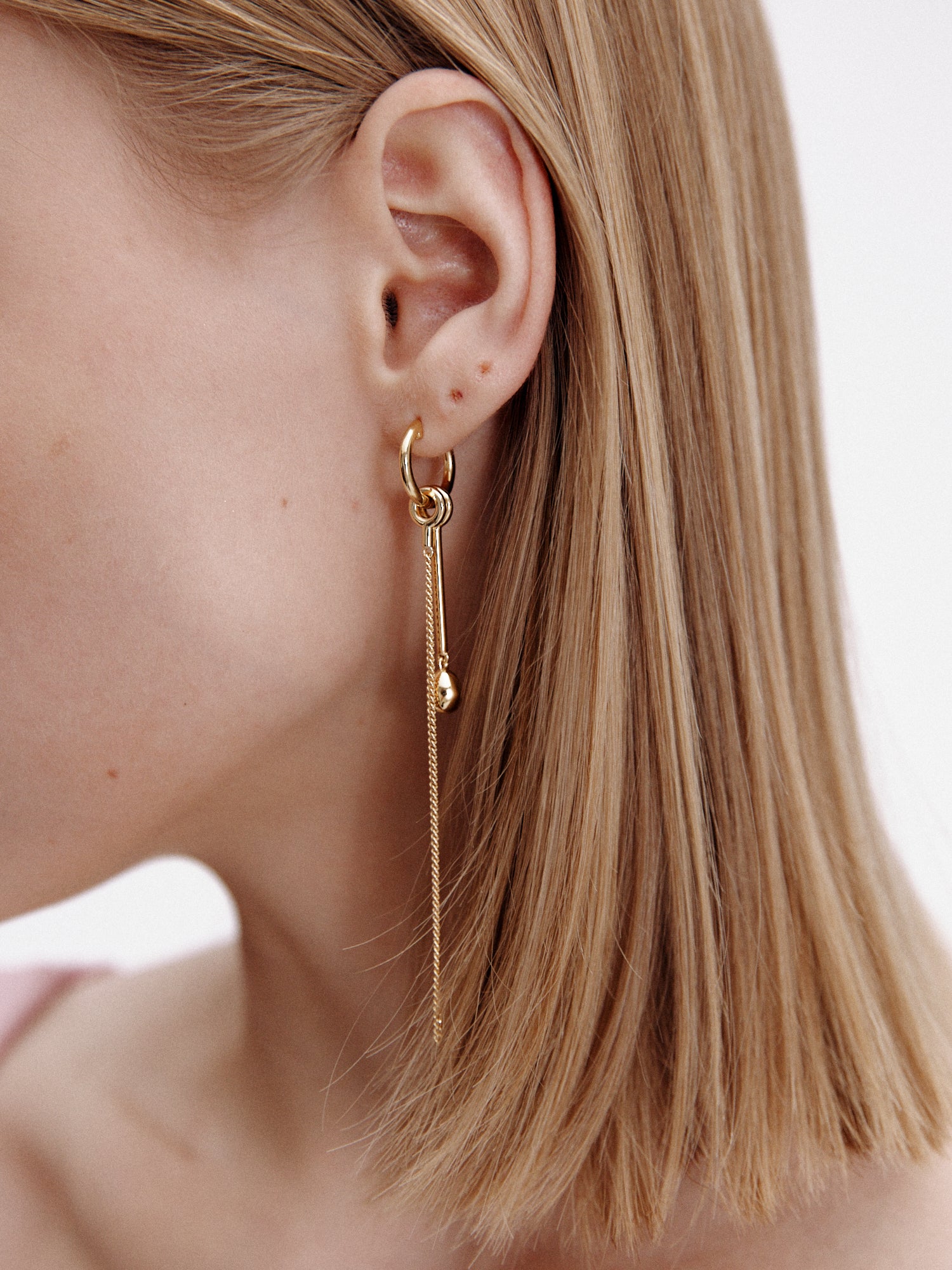 Mix&Match Earrings Gold Vermeil