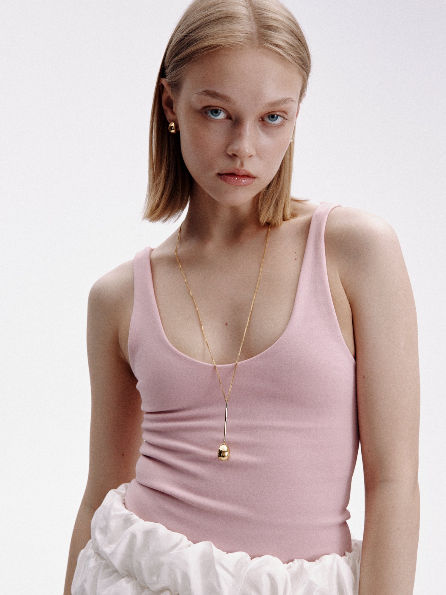 CHRYSALIS Sautoir Necklace Gold Vermeil