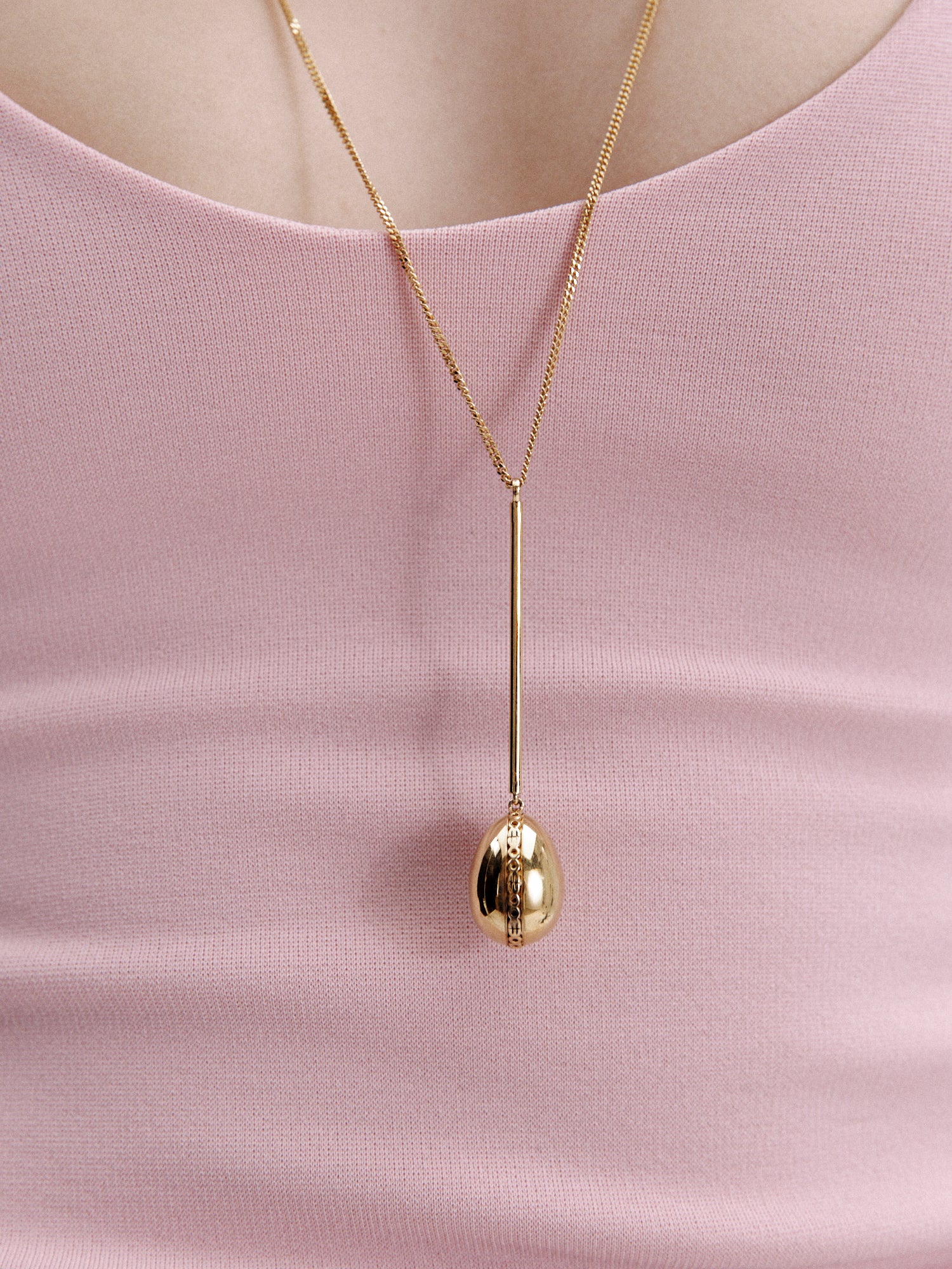 CHRYSALIS Sautoir Necklace Gold Vermeil